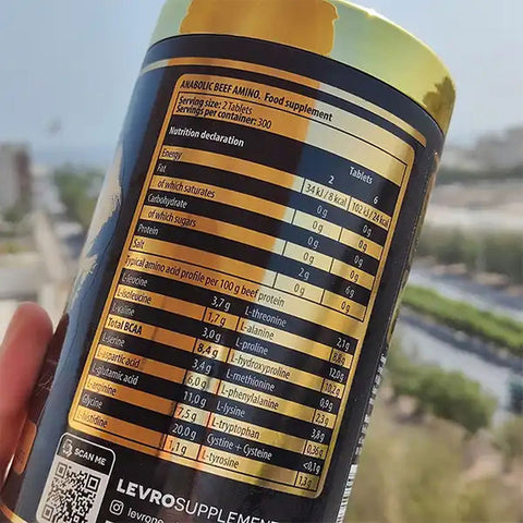 Kevin Levrone Anabolic Beef Amino 600 Tabs