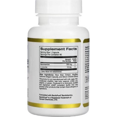 California Gold Nutrition Benfotiamine, 300 mg 90 Kapsül
