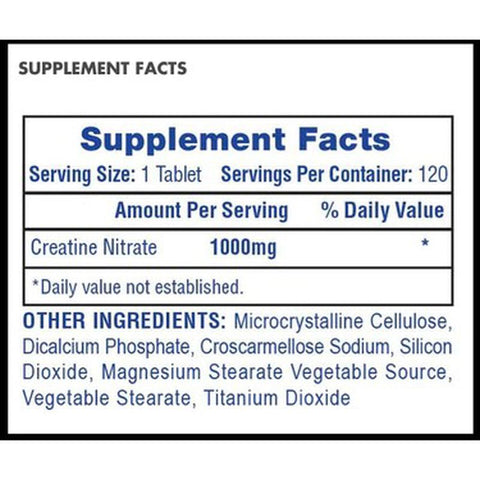 Hitech Creatine Nitrate 120 Tablet