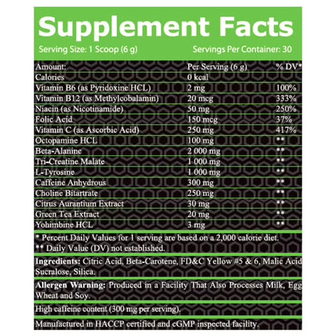 EVERBUILD NUKE PUMP NOX PREWORKOUT