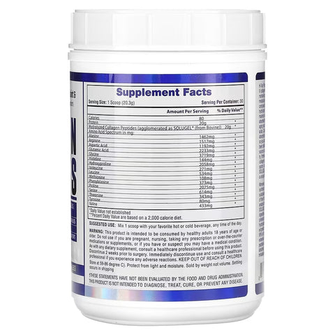 Hitech Bovine Collagen Amino Complex 609 Gram