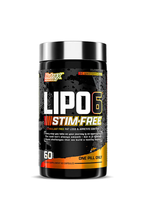 Nutrex LIPO-6 Stim-Free Fat burner Chromium (Free Caffeine) 60 Caps