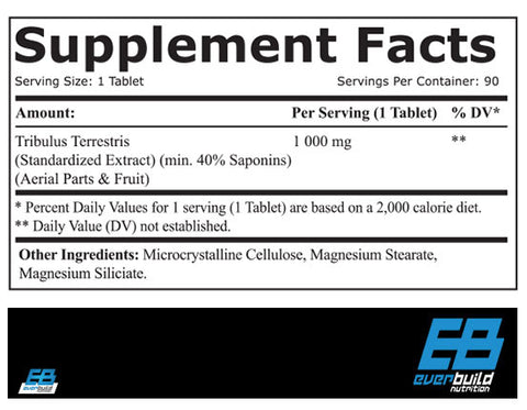 EVERBUİLD Tribulus 1000 / 90 Tabs