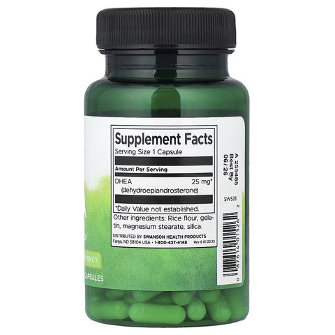 Swanson DHEA High Potency 25 mg 120 Kapsül