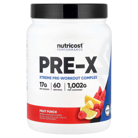Nutricost Performance PRE-X Xtreme PreWorkout Complex - 1 KG / 60 SERVİS