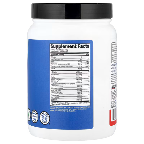 Nutricost Performance PRE-X Xtreme PreWorkout Complex - 1 KG / 60 SERVİS
