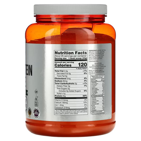 NOW Foods Sports Whey Protein Isolate(İzole) 816 Gram