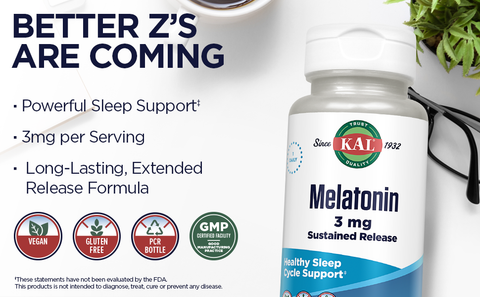KAL Melatonin 3 mg 60 tablets