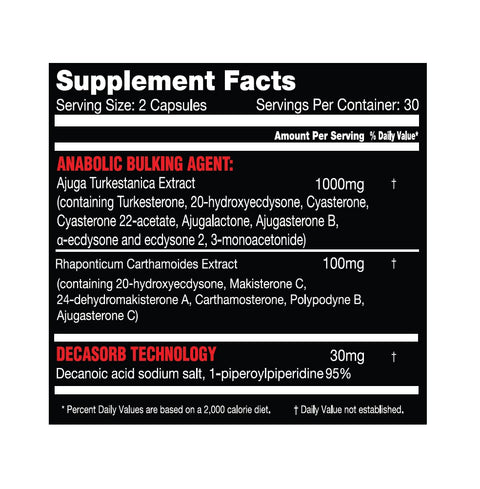 Killer Labz TURKESTERONE 1100 MG 60 Caps