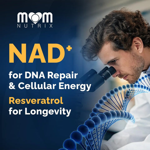Mom Nutrix Liposomal NAD Resveratrol 2000 mg 120 Caps