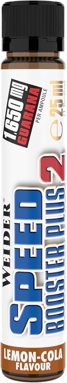 Weider Speed Booster Plus PreWorkout Energy Shot, 20 x 25 ml Lemon-Cola Flavour
