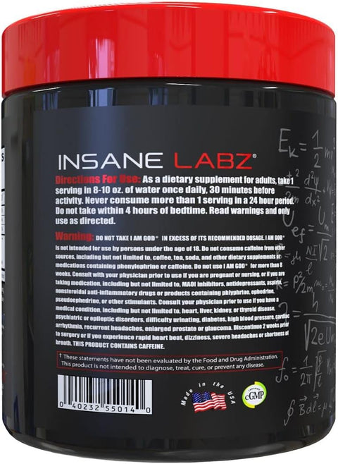 Insane Labz I am God PreWorkout
