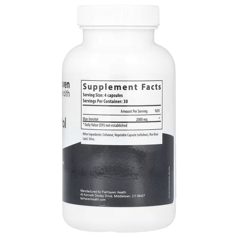 Fairhaven Health, Myo-Inositol, 2,000 mg, 120 Caps