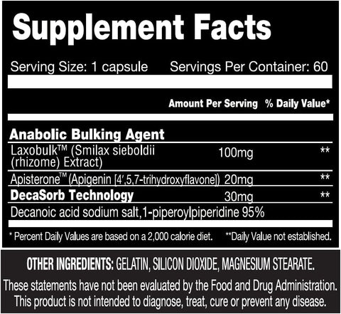 Killer Labz LAXO BULK LAXOGENİN+APİGENİN 60 Caps