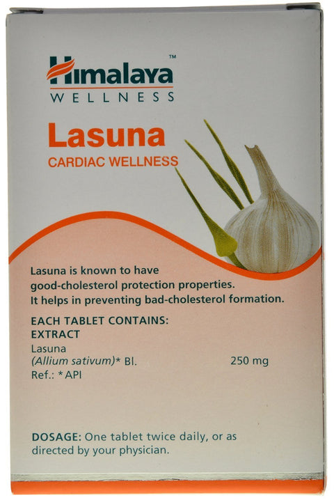 Himalaya Lasuna Cardiac Garlic Regulates Cholesterol 60 Tablet