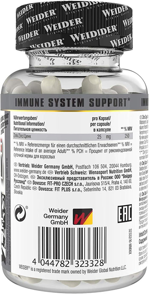 WEİDER Strong Zinc(Çinko) Caps – 120 caps