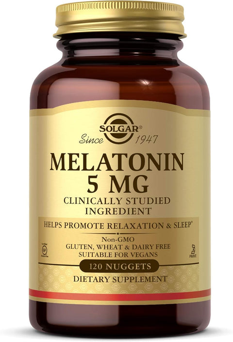Solgar Melatonin 5 mg 120 Nuggets - 120 Servings