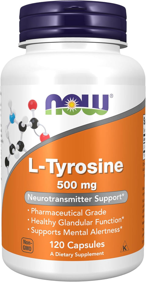 NOW Foods L-Tyrosine 500 mg - 120 Caps