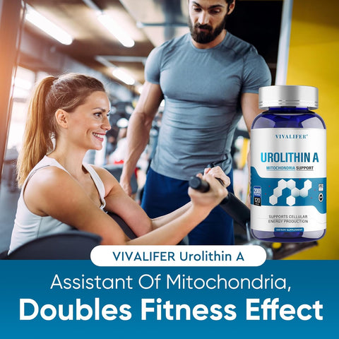 VIVALIFER Urolithin A 2000 MG Antioxidant Promoting Healthy Aging Mitochondrial Health Repair 120