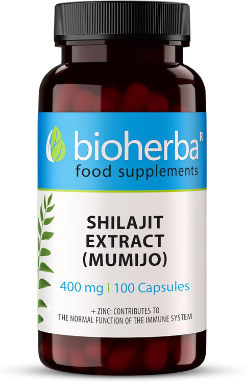 Bioherba Shilajit Extract (Mumijo) 400 mg 100 Caps