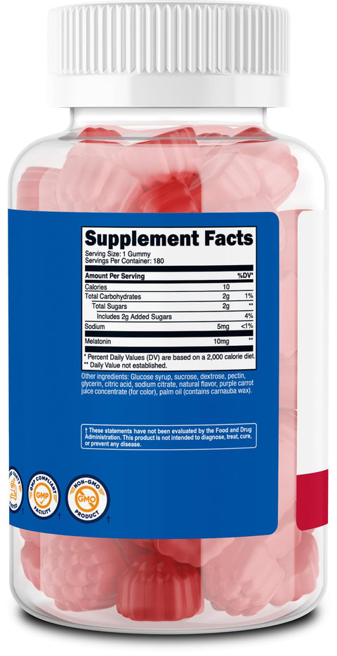 Nutricost Melatonin 10mg 180 Gummies