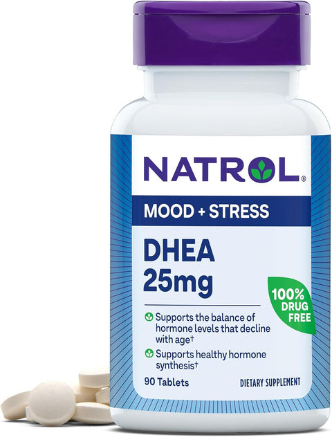 Natrol DHEA 25 mg + Calcium 90 Tablet