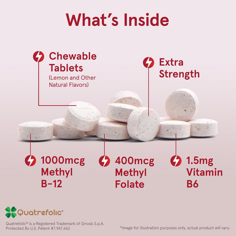 Jarrow Formulas Methyl B-12 1000 Mcg and Methyl Folate 400 Mcg