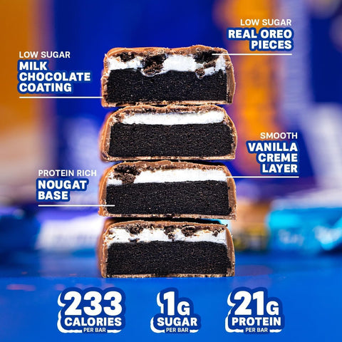 Grenade High Protein bar Low Sugar Bar 12 x 60g - Oreo