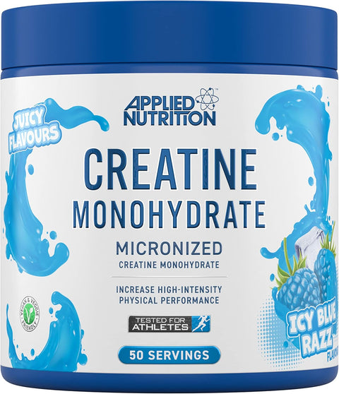 Applied Nutrition Creatine Monohydrate Powder 250g – 100% Micronized Creatine 50 Servings