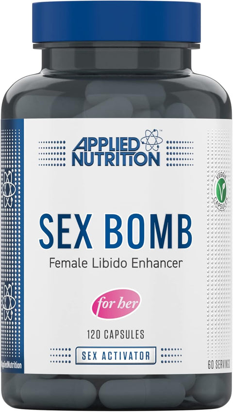Applied Nutrition Sex Bomb for Her - Libido Booster for Women, Female Libido Enhancer, Women Health & Intimacy Supplement with Ashwagandha and Maca Powder (120 Capsules) (Bayanlara Özel)