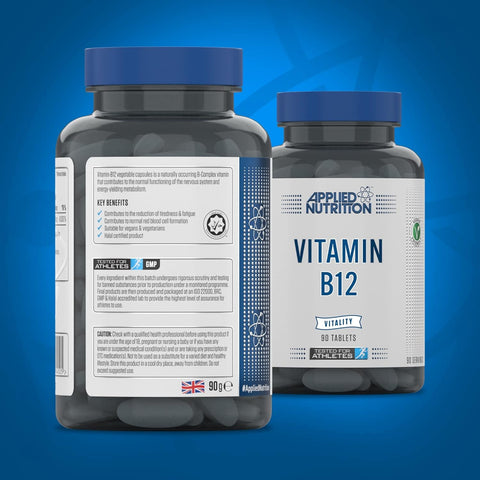 Applied Nutrition Vitamin B12 Immune System Support & Reduction of Tiredness and Fatigue 90 Tablets
