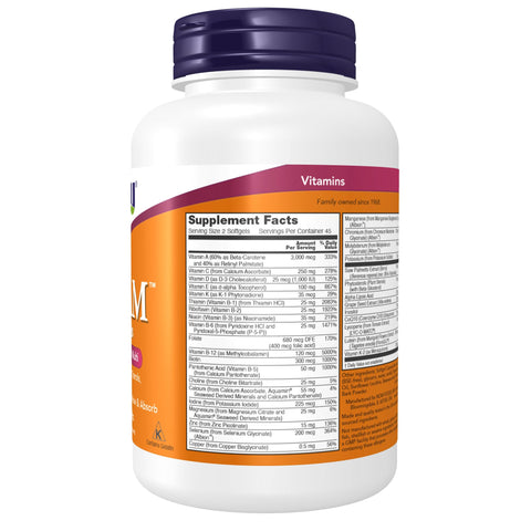 NOW Foods ADAM Superior Men's Multi Vitamin 90 Softgels