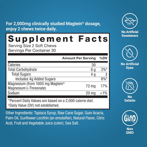 Force Factor Ultimate Magtein Magnesium(Magnezyum) L-Threonate Cognitive Function Focus Memory 60