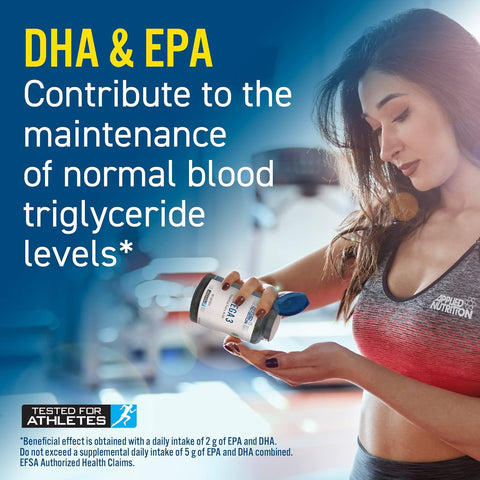 Applied Nutrition Omega 3(Balık yağı) DHA+EPA 100 Softgels
