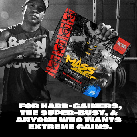 Mutant Mass Extreme Gainer – Whey Protein Powder – Build Muscle Size and Strength – High Density Clean Calories
