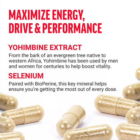 Force Factor Yohimbine 6 mg 30 Capsul