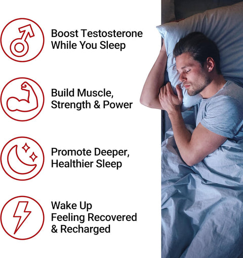 Force Factor Test X180 PM Testo Booster for Men Sleep and Recovery Gaba+Theannie+Boron+Arginine+Melatonin 120