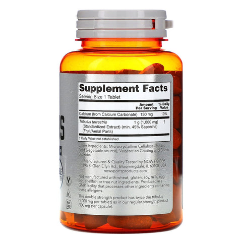 Now Tribulus 1,000 mg 90 Tablets