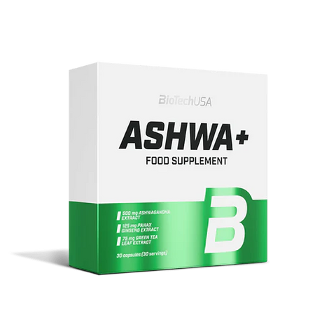 BiotechUsA Ashwagandha+Panax Ginseng+Egcg+Caffeine+Green Tea 700Mg - 30 caps