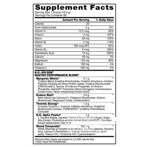 Bsn No-xplode Legendary Preworkout 555 G 30 Servis - Supplementhane