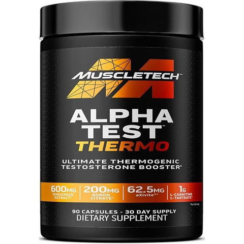 MuscleTech Alpha Testo booster Thermo Fat Burner Fenugreek 90 CAPS