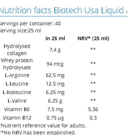 BiotechUSA Liquid Amino 1000 Ml - Supplementhane
