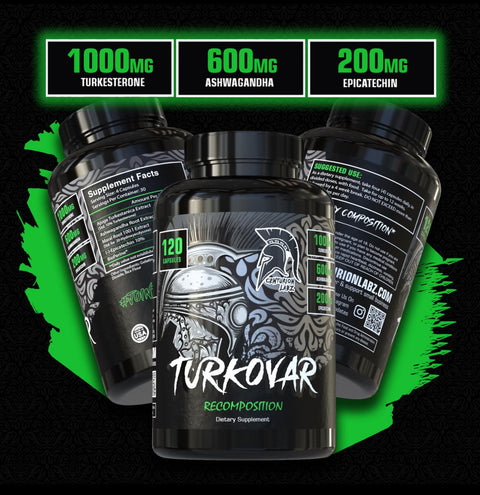 Centurion Labz Turkovar (Turkesteron + Ashwagandha + Ecdysterone) 120 Kapsül