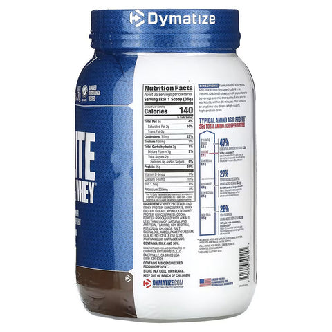 Dymatize, Elite 100% Whey Protein Powder 907 Gram (Abd menşei)