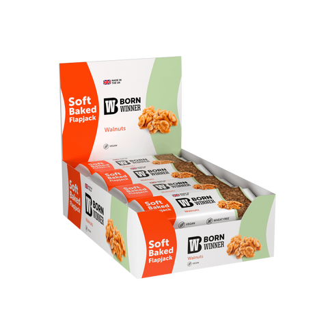 Born Winner Flapjack Yulaf Protein Bar Box 12X90