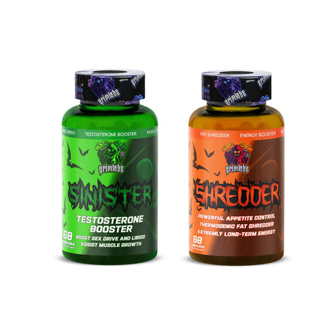 Grimlabs Sinister Booster Shredder Fat burner Testo Cuts Definasyon