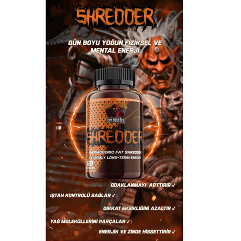 Grimlabs Shredder 60 Kapsül (İştah kesici) - Supplementhane