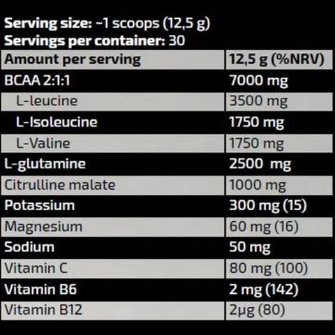 KEVİN LEVRONE GOLD BCAA 2:1:1 375 g
