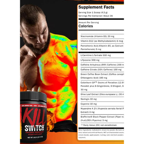Mutant KILL SWITCH Thermogenic Fat Burner Yağ yakıcı