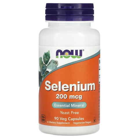 NOW Foods, Selenium(Selenyum) 200 mcg 90 Veg Caps
